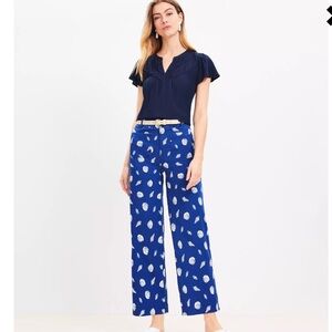 NWT Loft The Palmer Wide Leg